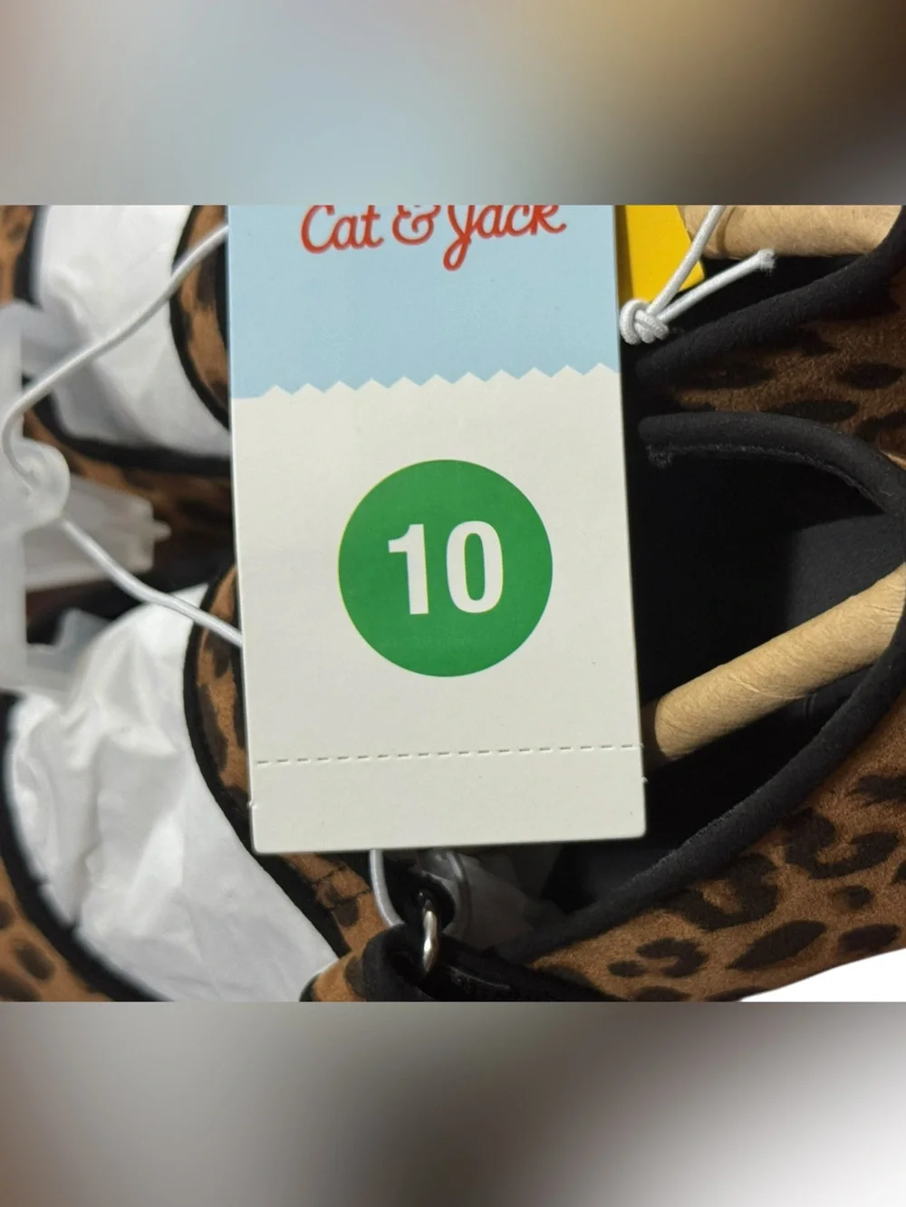 Cat & Jack Toddler Addy Cheetah Print Ballet Flats NWT